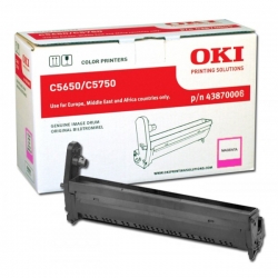 Oryginalny bęben do OKI C5650 MAGENTA moduł bębna do drukarki C5650 /C5750 OKI oem 43870006